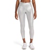 image:imageReebok Womens Lux Chrome Hr Tight Pant Slim Fit 26 Inseam Lightweight Poly Motion Interlock Fabric MoistureWickingVector Chrome