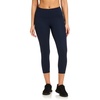 image:imageReebok Womens Odyssey Highrise Capri Leggings 22inch InseamDark Sapphire
