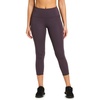 image:imageReebok Womens Odyssey Highrise Capri Leggings 22inch InseamSmoky Volcano