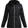 image:imageReebok Womens Polar Fleece Lined Windbreaker Jacket with Hood amp Waist  WaterResistant Shell with Cozy Soft Lining Wide Collar Blocks Wind Adjustable Fit for Everyday Fall WearBlack Ink