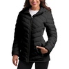 image:imageReebok Womens Puffer Jacket  Midweight Quilted Puffer Jacket with Hood  Sleek Silhouette Layers Over Jeans or Leggings WindResistant Shell for Commutes and Weekend HikesJet Black
