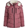 image:imageReebok Womens Puffer Jacket Heavyweight Puffer Coat with Faux Fur Trim Hood  Plush Quilted Insulation for Harsh Weather Stylish Silhouette for Snowstorms or Chilly Walks Snug Everyday WearPink Haze