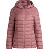 image:imageReebok Womens Puffer Jacket Insulated Quilted Bubble Puffer Coat for Women  ZipUp Bubble Silhouette Packs Into a Bag for Travel Side Pockets Secure Essentials Easy Chill Coverage on ErrandsPink Haze