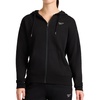 image:imageReebok Womens Rhinestone Fullzip Hoodie Standard Fit Midweight Cottonpoly FabricBlack
