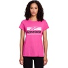 image:imageReebok Womens Short Sleeve Knockout Performance TShirtRaspberry Rose Heather