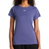 image:imageReebok Womens Small Logo Short Sleeve Crewneck TShirt Lightweight Moisture WickingTwilight Purple  Id Performance
