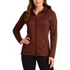 image:imageReebok Womens Softshell Jacket Water amp Windproof Fleece Lined Hooded Coat  Breathable Stretch Shell Moves with You Zippered Pockets Keep Keys Secure Versatile for Gym Running and Trail DaysCognac