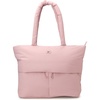image:imageReebok Womens Tote Bag  Large Lightweight Puffer Travel Tote with Zipper  Carry On Shoulder Bag Work Bags for WomenClementine Smokey Rose