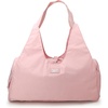 image:imageReebok Womens Tote Bag Lightweight Carry On for Travel Work amp Shopping  DuffelStyle Hybrid Design Full Zipper Closure Elastic Yoga Mat Holder Spacious for Gym Workouts amp CommutesLilith Silver Pink