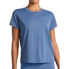 image:imageReebok Womens Weightless Short Sleeve Mesh Crewneck TShirt Standard Fit Stretch Poly FabricVector Shadow