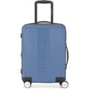 image:imagebugatti Reebok Commitment CarryOn Luggage 100 Polycarbonate Blue  TSA Lock Spinner Wheels Organized Interior Hard Shell Telescoping Handle