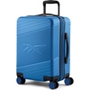 image:imagebugatti Reebok Go Collection 20 Inch Hard Shell Spinner Carry On Luggage for Airplanes ABSPC Hardside Suitcase with 360Degree Spinner Wheels Retractable Handle Airline Approved Blue