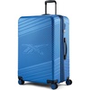 image:imagebugatti Reebok Go Collection 28 Inch Hard Shell Luggage for Airplanes Large ABSPC Hardside Expandable Suitcase with 360Degree Spinner Wheels Retractable Handle Includes Shoe Bag Blue