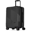 image:imagebugatti Reebok Playmaker CarryOn Luggage Hard Shell Light Beige  Playmaker  Carryon TSA Lock 360 Spinner Wheels Dual Compartment Telescoping HandleMaroon