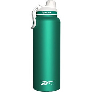 image:imageReebok Athletic Stainless Steel Water Bottle  Insulated Water Bottle 32 oz With Chug Lid  Double Wall Vacuum Insulated Sports Water Bottle BPA FreeGreen