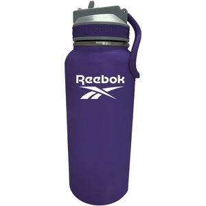 image:imageReebok Lifestyle Stainless Steel Water Bottle  Insulated Water Bottle 32 oz With Straw  Double Wall Vacuum Insulated Sports Water Bottle BPA FreePurple