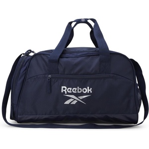 image:imageReebok Lightweight Unisex Carry On Gym Duffle Bag for Men amp Women Sports  Durable WaterResistant Fabric Roomy Compartments Adjustable Shoulder Strap amp Dual Handles Overnight amp Weekend TravelHamilton Navy
