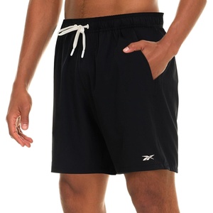 image:imageReebok Mens Swim Trunks with Mesh Liner 7 Inseam Quick Drying Mens Bathing Suit Board Shorts for Swimming and BeachBlack