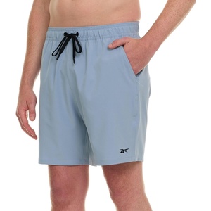 image:imageReebok Mens Swim Trunks with Mesh Liner 7 Inseam Quick Drying Mens Bathing Suit Board Shorts for Swimming and BeachGrey