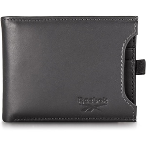 image:imageReebok Mens Wallet  RFID Protection  ID Window  Card Slots  Bill Pocket  Lightweight  DurableGrey