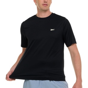image:imageReebok Rash Guard for Men Short Sleeve Mens Swim Shirt Sun Shirt UPF 50 UV ProtectionBlack