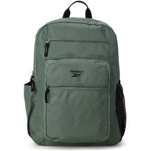 image:imageReebok Travel Backpack Water Resistant Everyday Bag with Laptop Sleeve  Padded Back Panel Adjustable Straps Front Zip Pocket Side Mesh Pockets Durable Nylon Build Easycare FabricJaylen Green