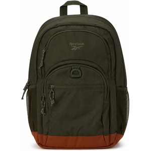 image:imageReebok Travel Backpack Water Resistant Everyday Bag with Laptop Sleeve  Padded Back Panel Adjustable Straps Front Zip Pocket Side Mesh Pockets Durable Nylon Build Easycare FabricHarber Hunder Green