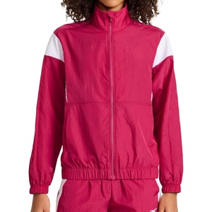 image:imageReebok Womens Bv Woven Jacket Standard Fit Lightweight Nylon Woven FabricVector Very Berry