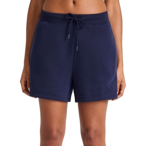 image:imageReebok Womens Campus 45 Short Standard Fit Midweight CottonPoly FabricVector Navy