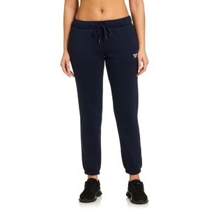 image:imageReebok Womens CinchBottom Sweatpant Standard Fit Midweight CottonPoly FabricDark Sapphire  External Drawstring