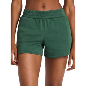 image:imageReebok Womens Classic Summer Sweat 45 Short Standard Fit Lightweight CottonPoly FabricPineneedle