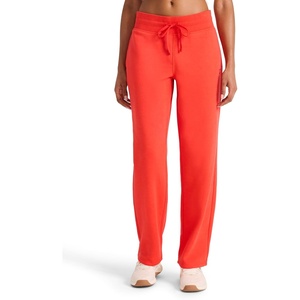 image:imageReebok Womens Cozy Classic Sweatpant Standard Fit 30 Inseam Midweight CottonPoly Fleece FabricEnergy Red