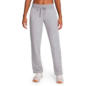 image:imageReebok Womens Cozy Classic Sweatpant Standard Fit 30 Inseam Midweight CottonPoly Fleece FabricGrey Heather