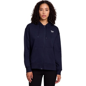 image:imageReebok Womens Cozy French Terry FullZip Hooded SweatshirtDark Sapphire