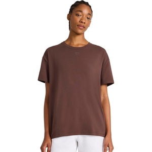 image:imageReebok Womens Embroidery Hit Graphic Crewneck TShirt Standard Fit Lightweight Stretch Cotton FabricBracken  Oversized