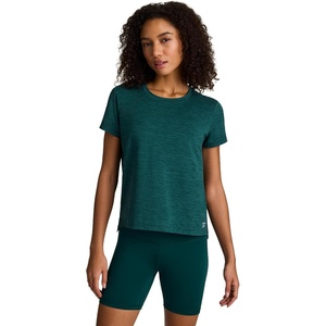 image:imageReebok Womens Flow Tshirt and 6 Short Set Slim Fit Moisture WickingMetal Green