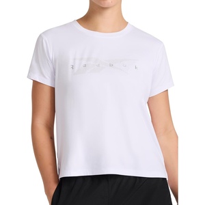 image:imageReebok Womens Graphic Crewneck TShirtStark White  Dotted