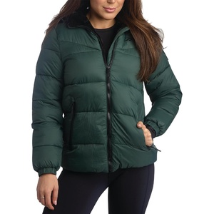 image:imageReebok Womens Heavyweight Quilted Puffer Parka Faux Fur Lined with Pockets  Wide Hood and Tall Collar Block Wind on Snowy Commutes Storm Placket Seals Out Chill Dependable Warmth for TripsHunter Green