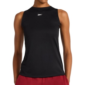 image:imageReebok Womens Id Tech Crewneck Tank Top Relaxed FixBlack  Id Train