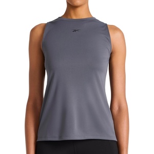 image:imageReebok Womens Id Tech Crewneck Tank Top Relaxed FixCold Grey 6  Id Train