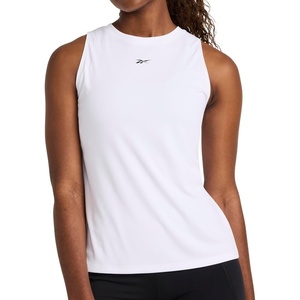image:imageReebok Womens Id Tech Crewneck Tank Top Relaxed FixWhite  Id Train