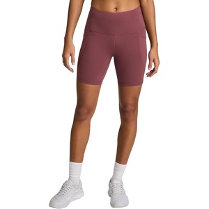 image:imageReebok Womens Id Train Hr 6 Bike Short Slim Fit Lightweight Poly Interlock Fabric MoistureWickingBlackberry