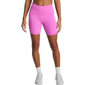 image:imageReebok Womens Id Train Hr 6 Bike Short Slim Fit Lightweight Poly Interlock Fabric MoistureWickingVirtual Pink