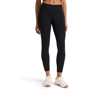 image:imageReebok Womens Lux Hr Tight Pant Slim Fit 26 Inseam Lightweight Stretch Nylon Interlock Fabric MoistureWickingBlack