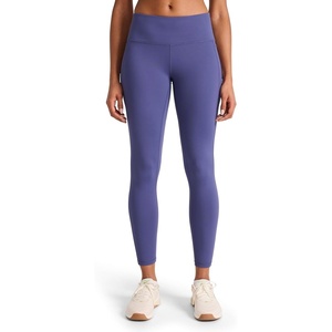 image:imageReebok Womens Lux Hr Tight Pant Slim Fit 26 Inseam Lightweight Stretch Nylon Interlock Fabric MoistureWickingTwilight Purple