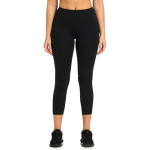 image:imageReebok Womens Odyssey Highrise Capri Leggings 22inch InseamBlack
