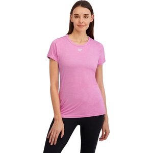 image:imageReebok Womens Off The Charts Performance Crewneck TShirtCrocus Heather