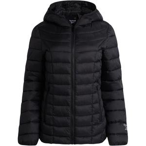 image:imageReebok Womens Puffer Jacket Insulated Quilted Bubble Puffer Coat for Women  ZipUp Bubble Silhouette Packs Into a Bag for Travel Side Pockets Secure Essentials Easy Chill Coverage on ErrandsBlack Ink