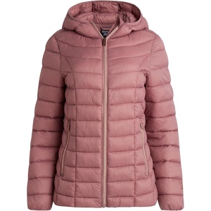 image:imageReebok Womens Puffer Jacket Insulated Quilted Bubble Puffer Coat for Women  ZipUp Bubble Silhouette Packs Into a Bag for Travel Side Pockets Secure Essentials Easy Chill Coverage on ErrandsPink Haze