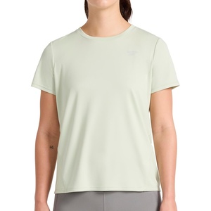 image:imageReebok Womens Small Logo Short Sleeve Crewneck TShirt Lightweight Moisture WickingSea Foam  Align Interlock